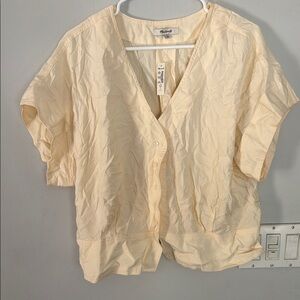 Madewell Cream Blouse